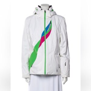 Spyder Vibrant White Ski Jacket size 12